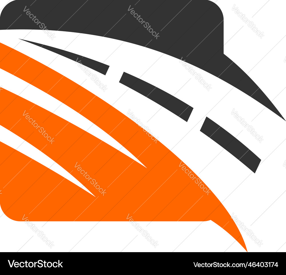 Transport logo template icon brand identity Vector Image