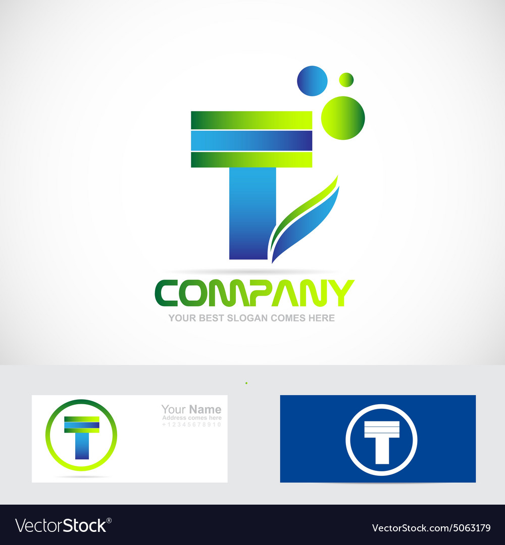 Letter t logo Royalty Free Vector Image - VectorStock