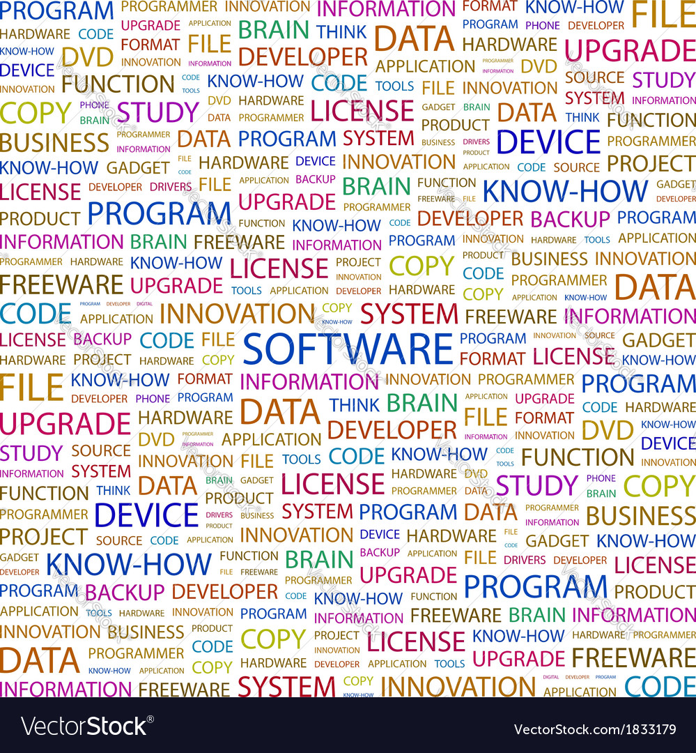 Software Royalty Free Vector Image - VectorStock
