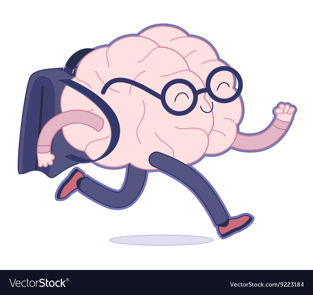 Back To School Brain Collection Royalty Free Vector Image