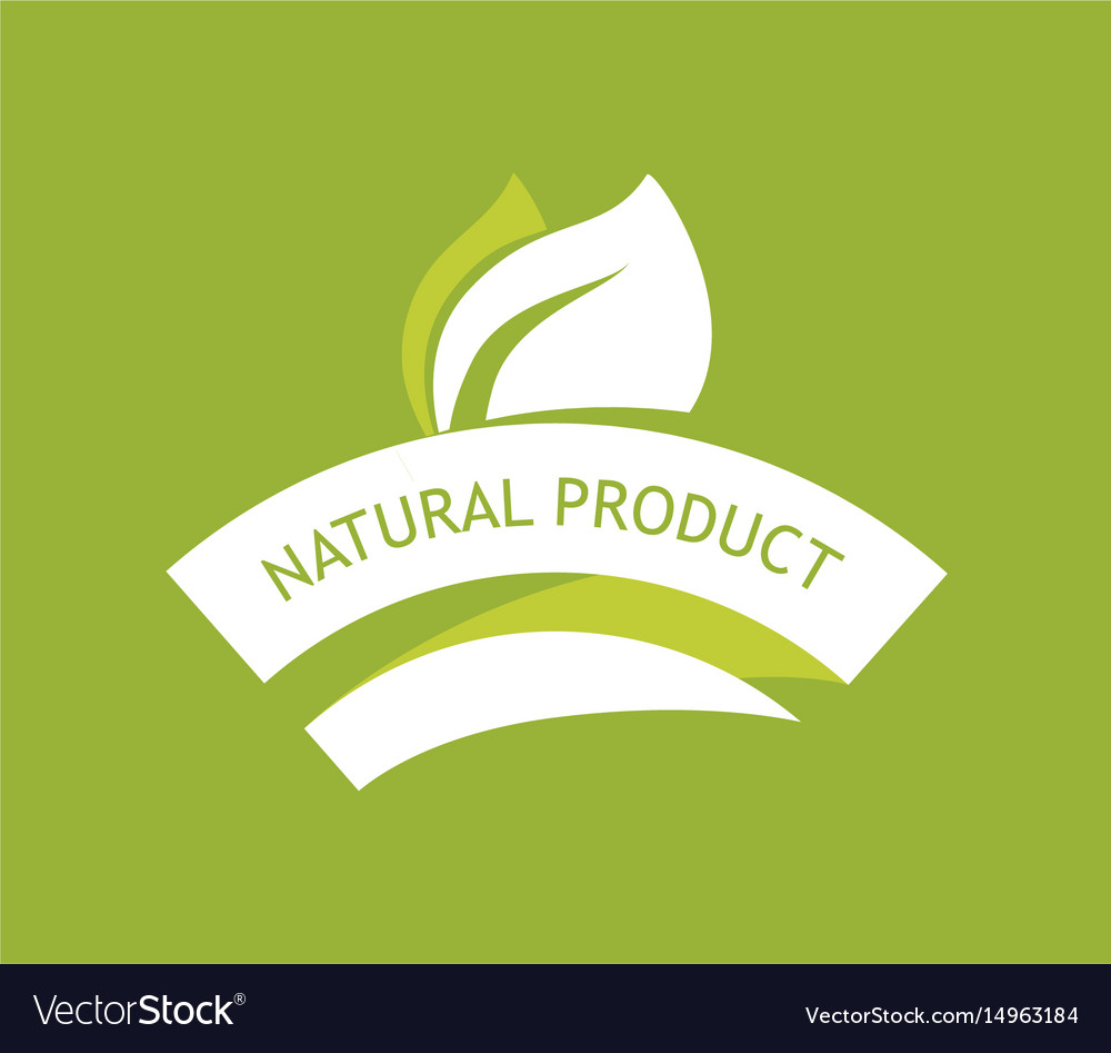 Eco emblem - natural product