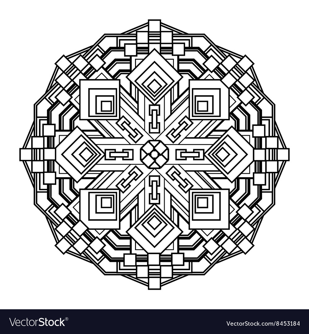 Mandala ethnic religious design element