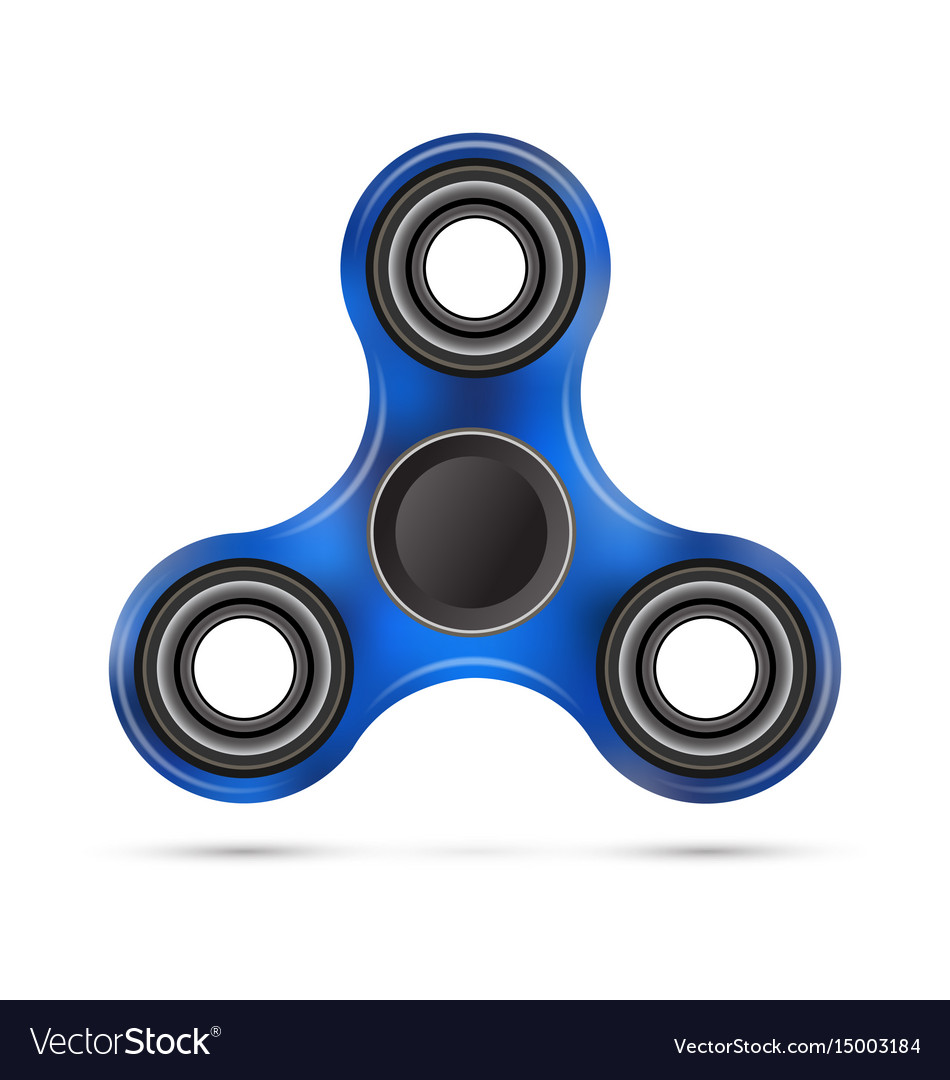 Spinner blaues Design