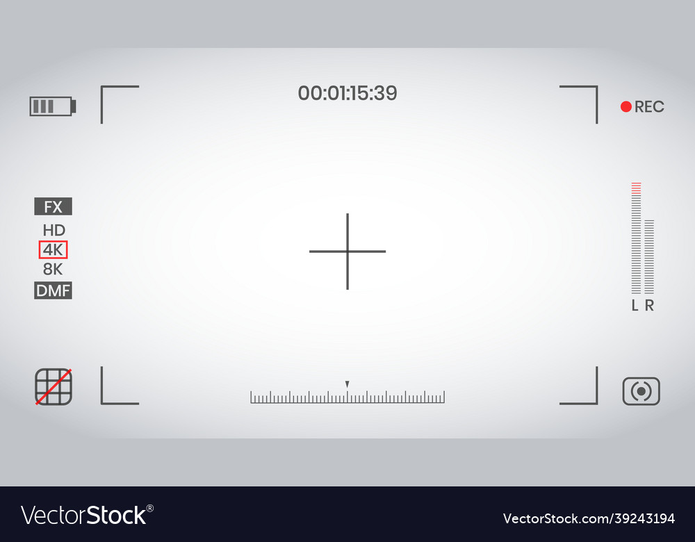 Camera viewfinder video or photo frame recorder