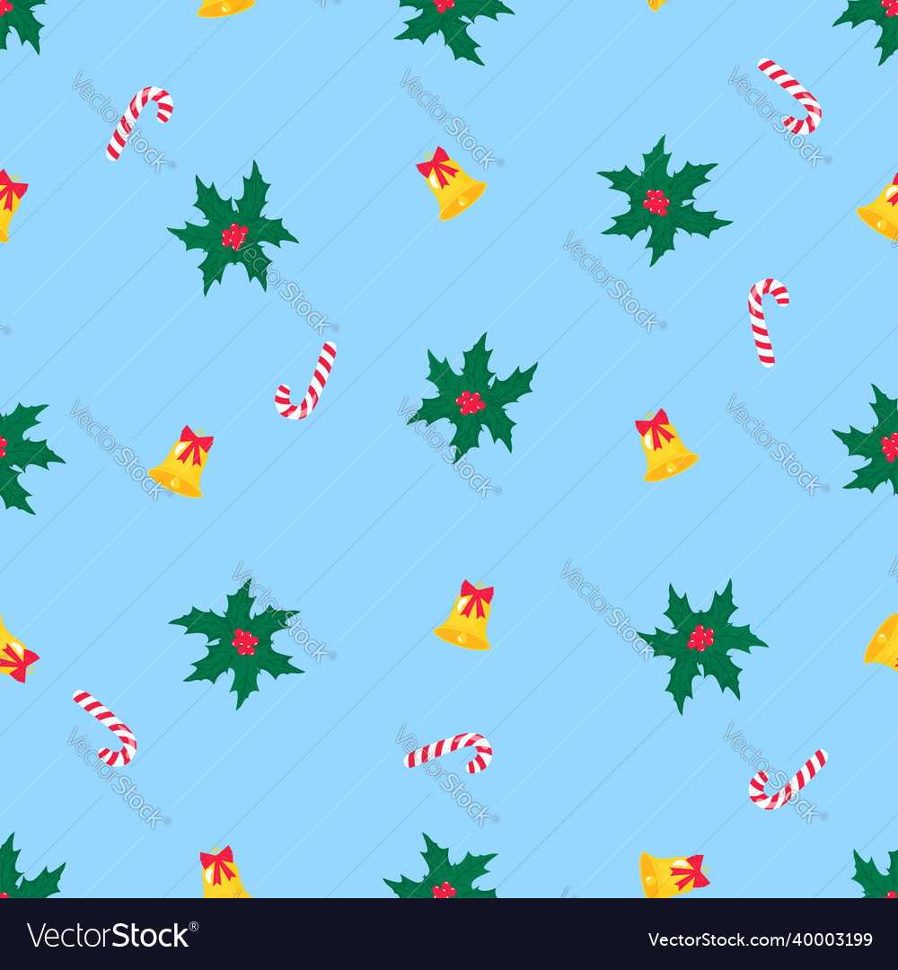 Christmas and new year seamless pattern digital