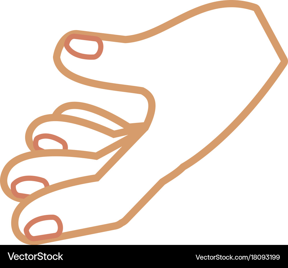 Human hands design Royalty Free Vector Image - VectorStock
