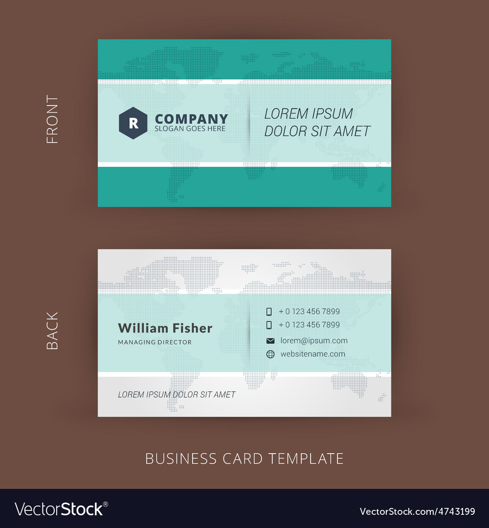 Modern creative and clean business card template