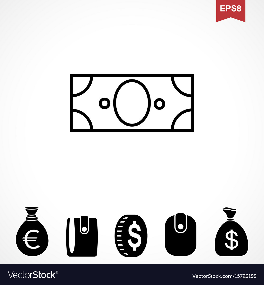 Money dollar icon