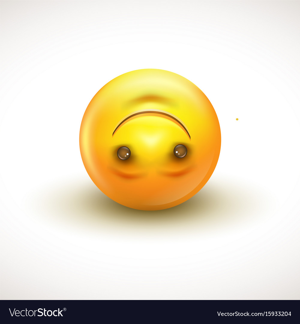 Upside down smile on sale emoji