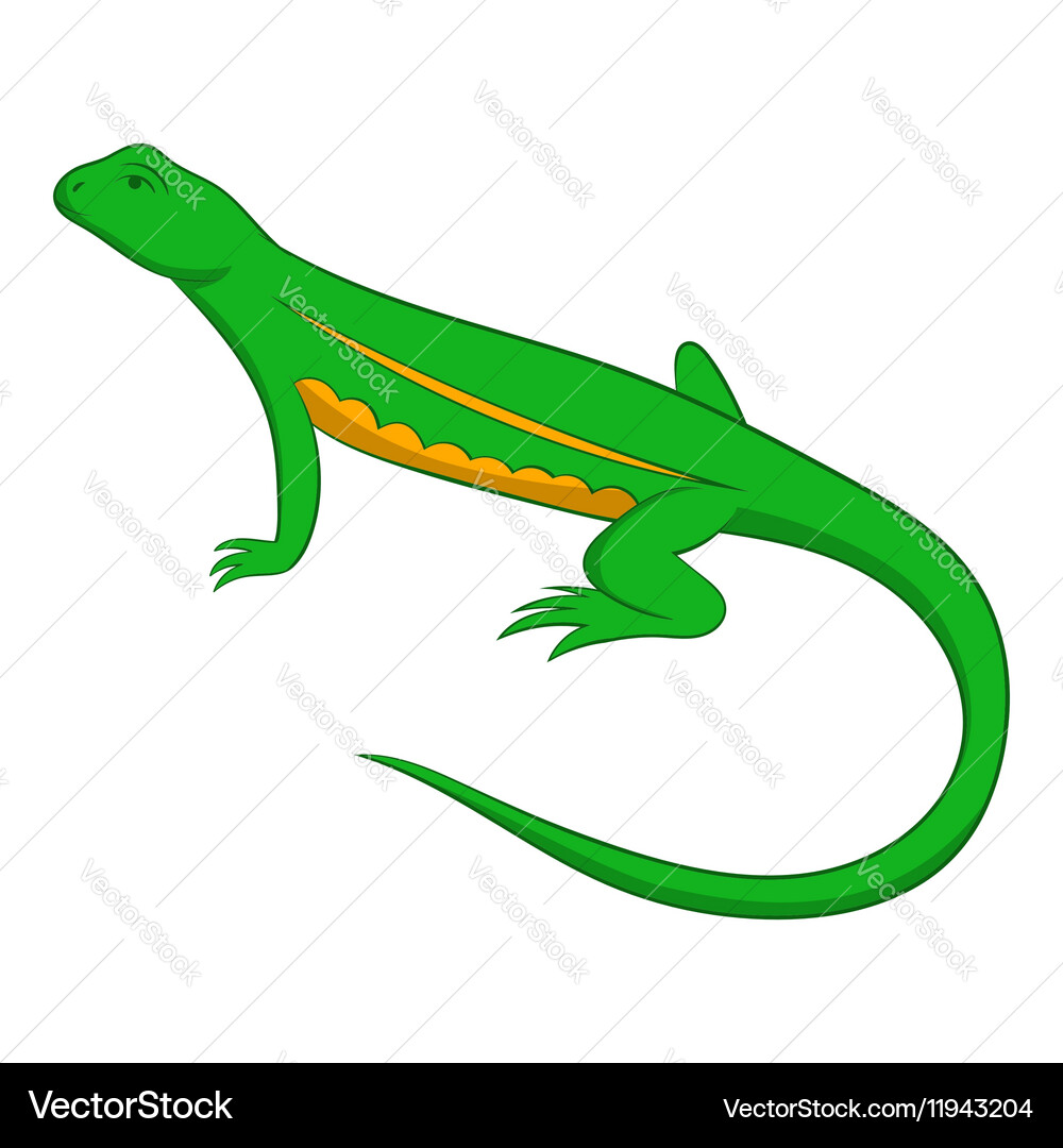 Salamander Icon Cartoon Style Royalty Free Vector Image