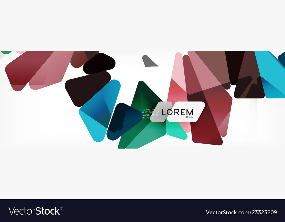 Science background abstract triangle pattern