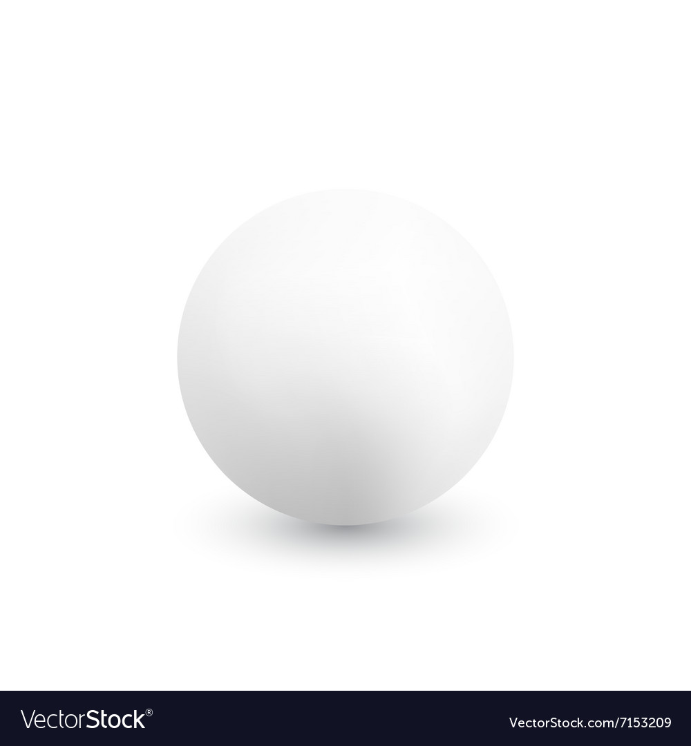 White sphere Royalty Free Vector Image - VectorStock