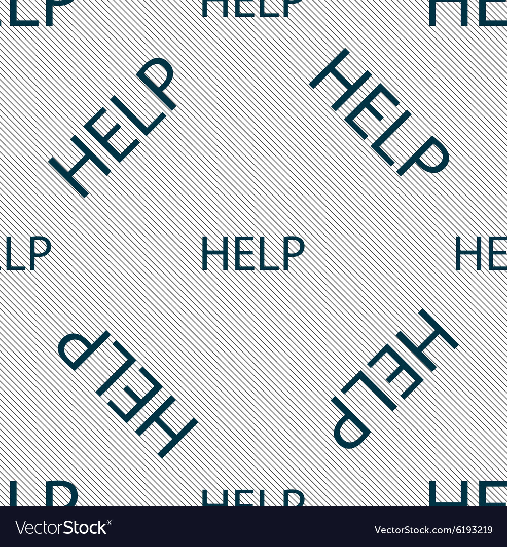 Help point sign icon question symbol seamless