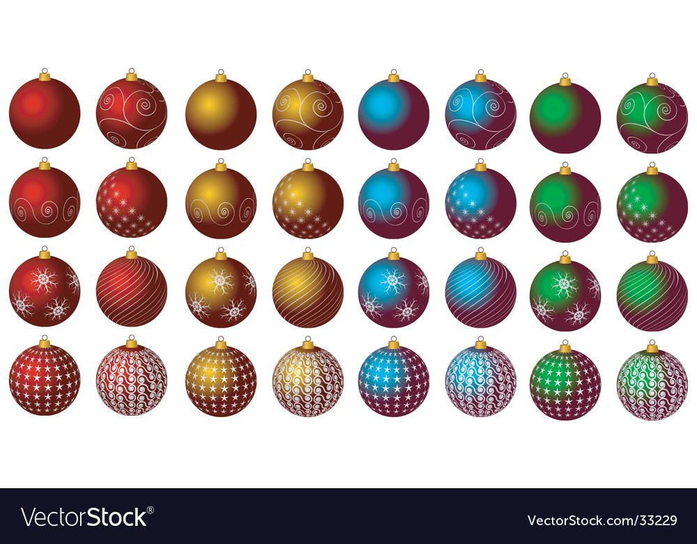 Christmas decoration elements