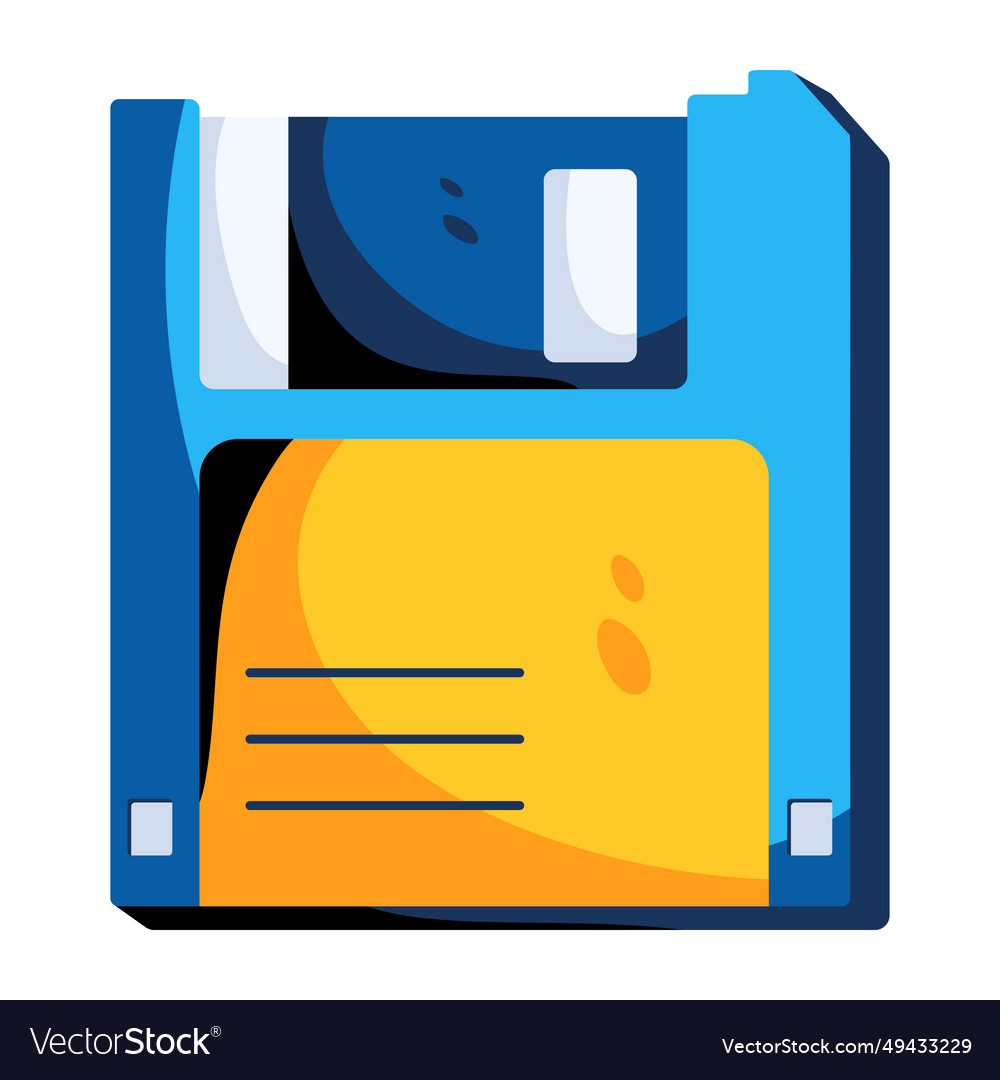 Floppy disk Royalty Free Vector Image - VectorStock