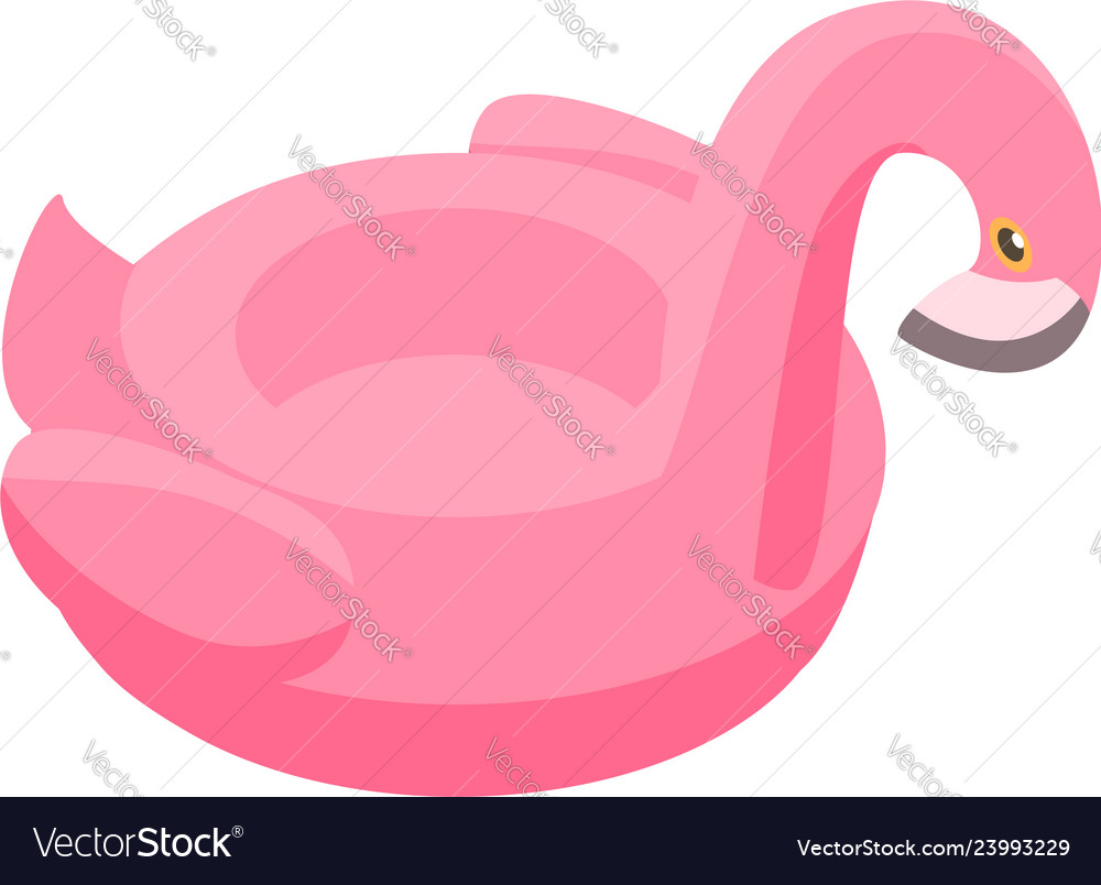 inflatable flamingo ring