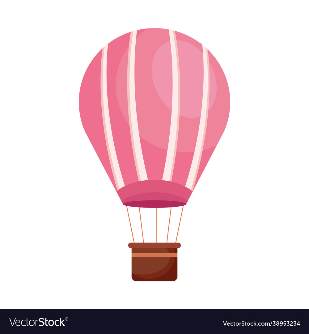 Balloon air hot Royalty Free Vector Image - VectorStock