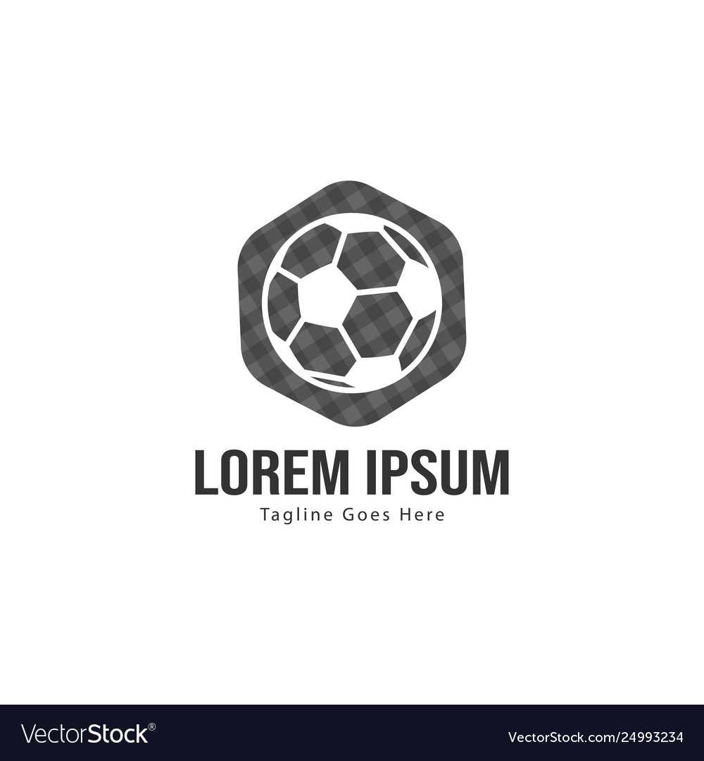 football-logo-template-design-logo-royalty-free-vector-image