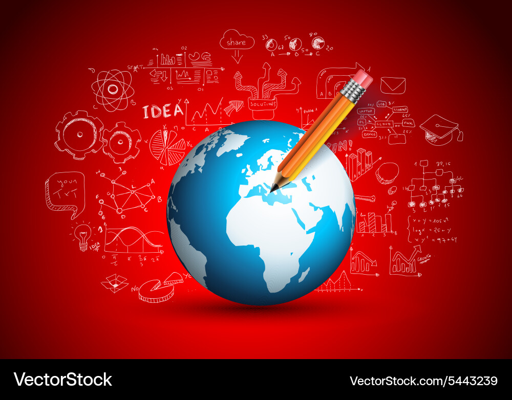 Idea concept layout for brainstorming Royalty Free Vector