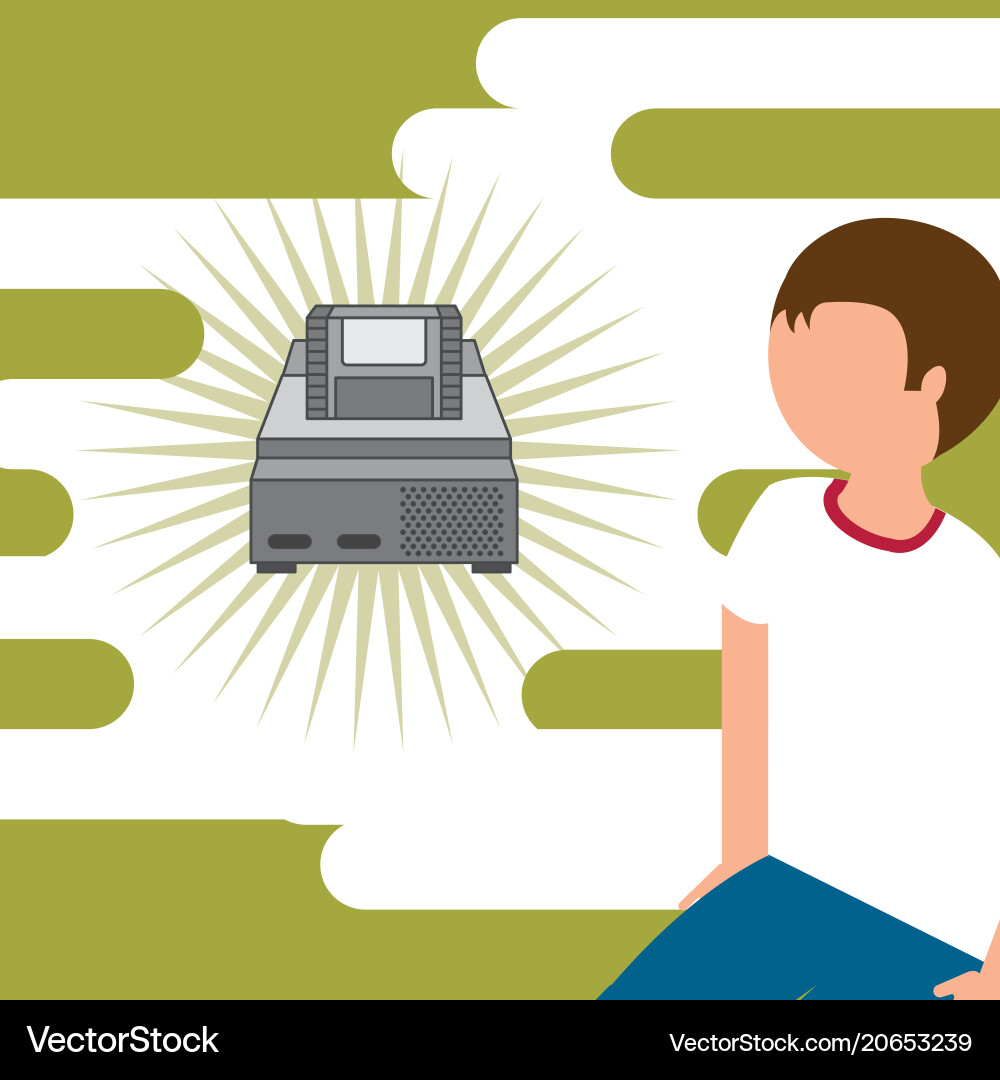Video game classic Royalty Free Vector Image - VectorStock