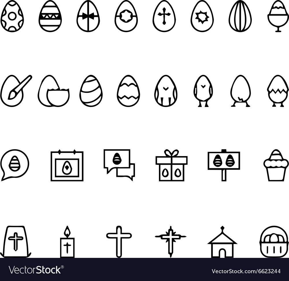 Ostern Icons