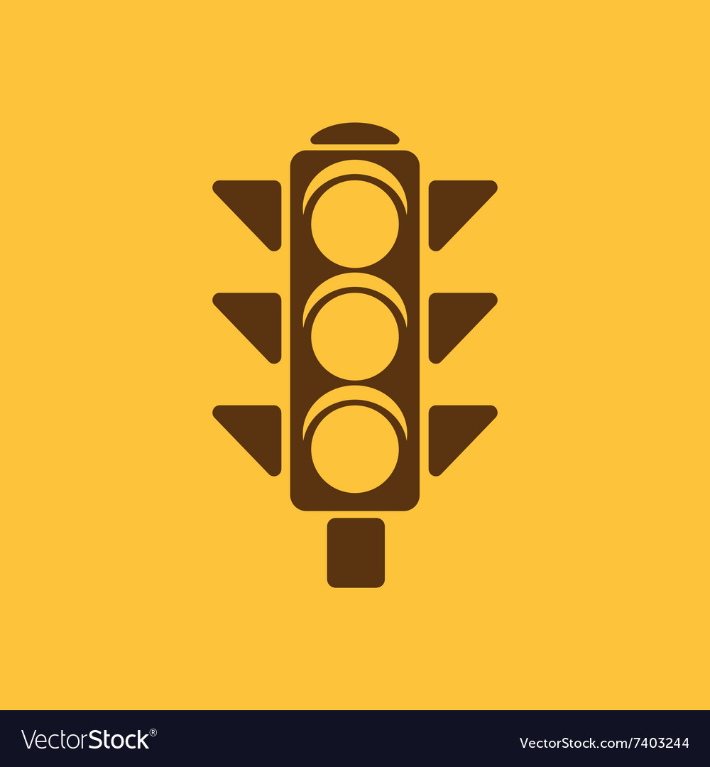 Traffic light icon stoplight and semaphore Vector Image