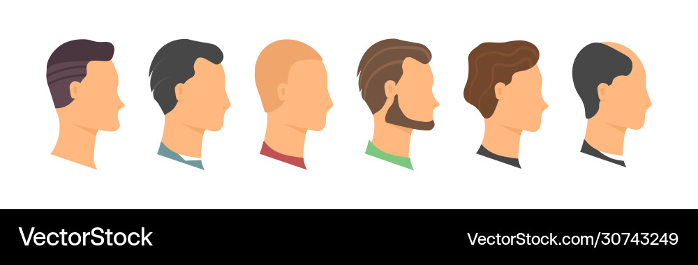 Different human face Royalty Free Vector Image