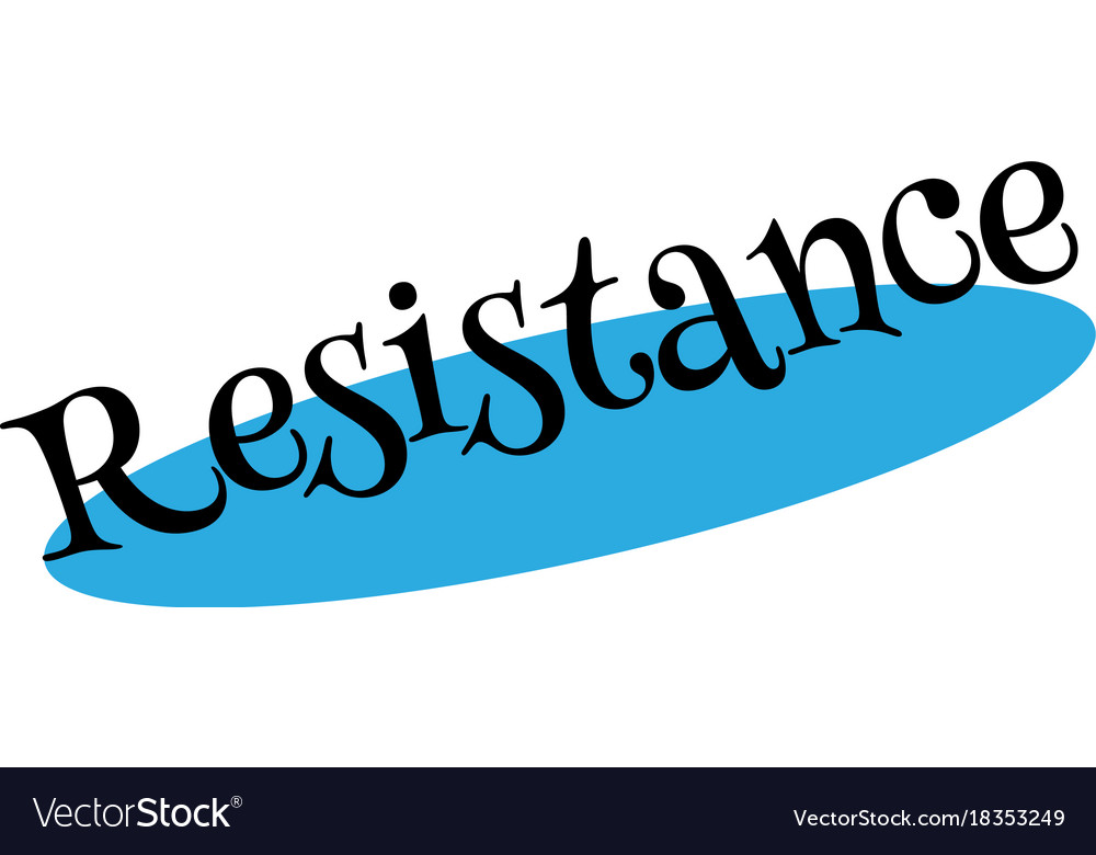 Resistance rubber stamp