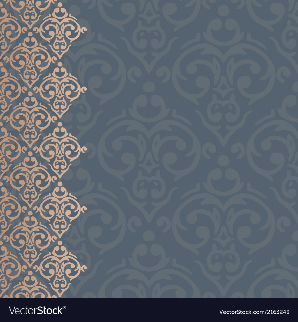 Seamless baroque damask luxury background