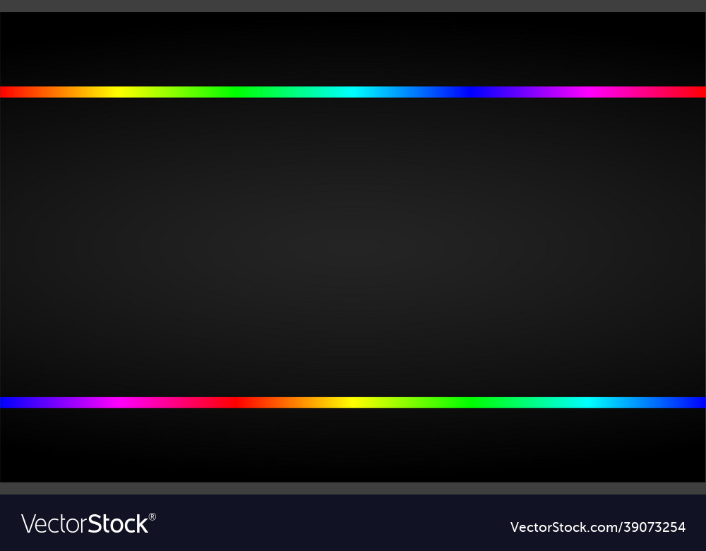 Abstract black background with horizontal Vector Image
