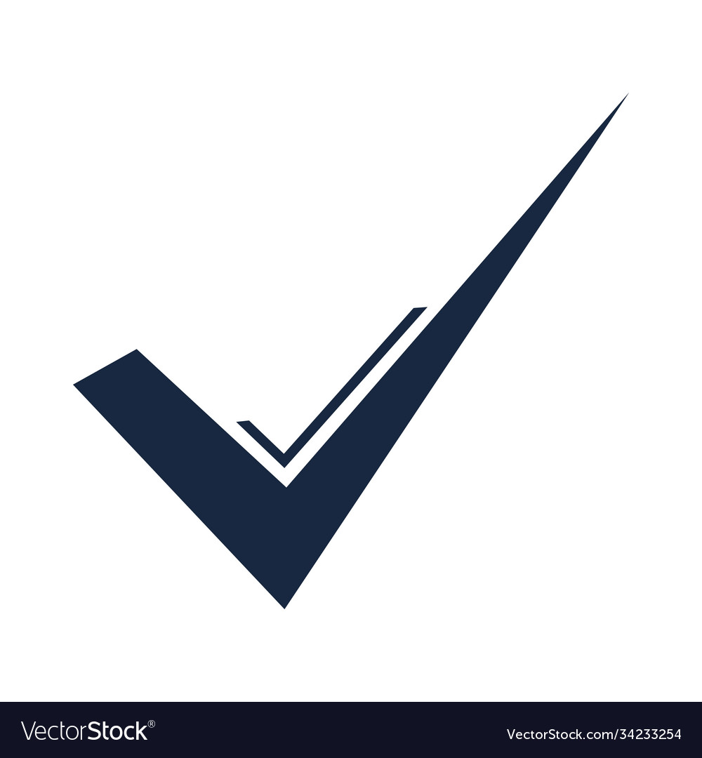 Check mark Royalty Free Vector Image - VectorStock