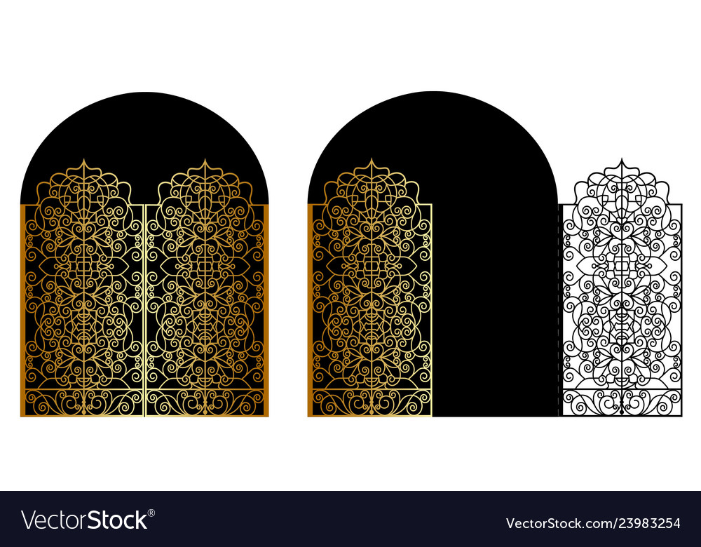 Wedding invitation template Royalty Free Vector Image