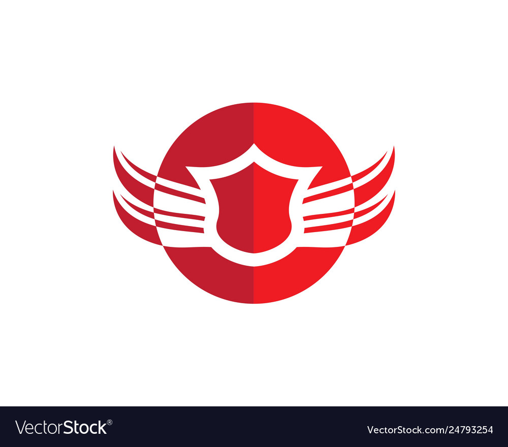 Wing logo template symbol icon