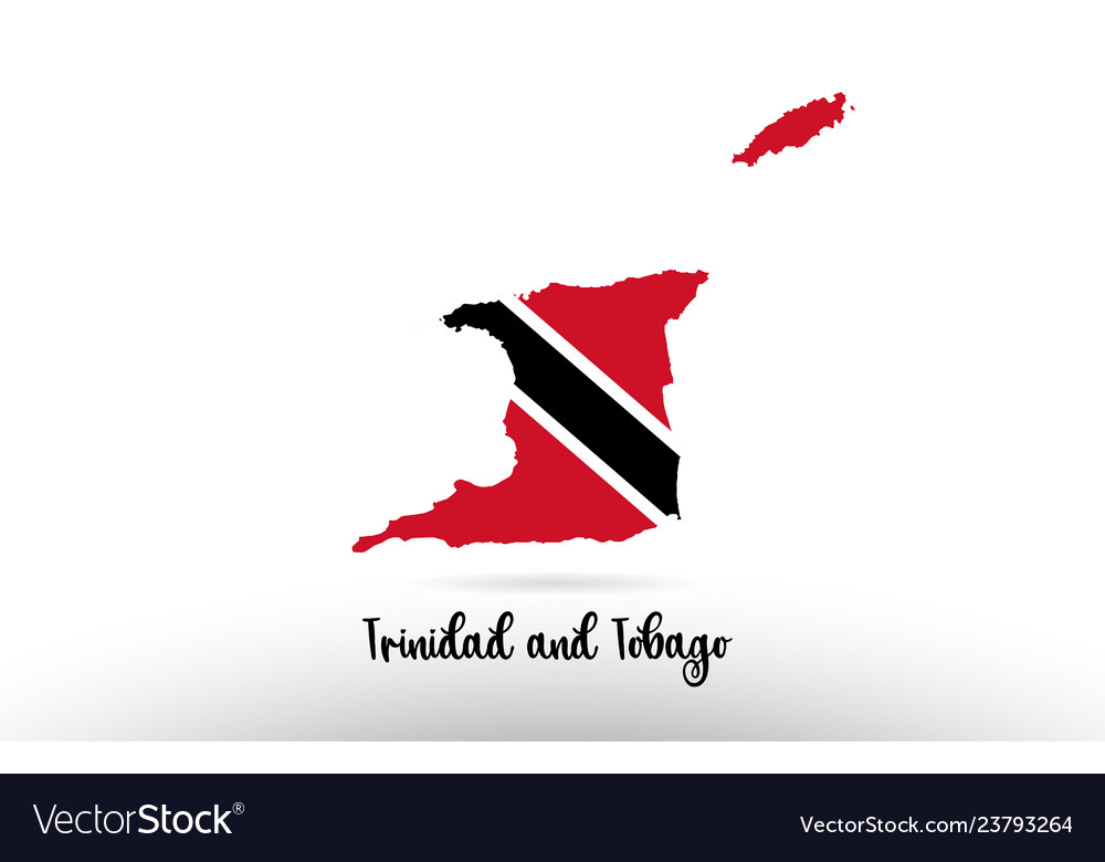 trinidad-and-tobago-country-flag-inside-map-vector-image