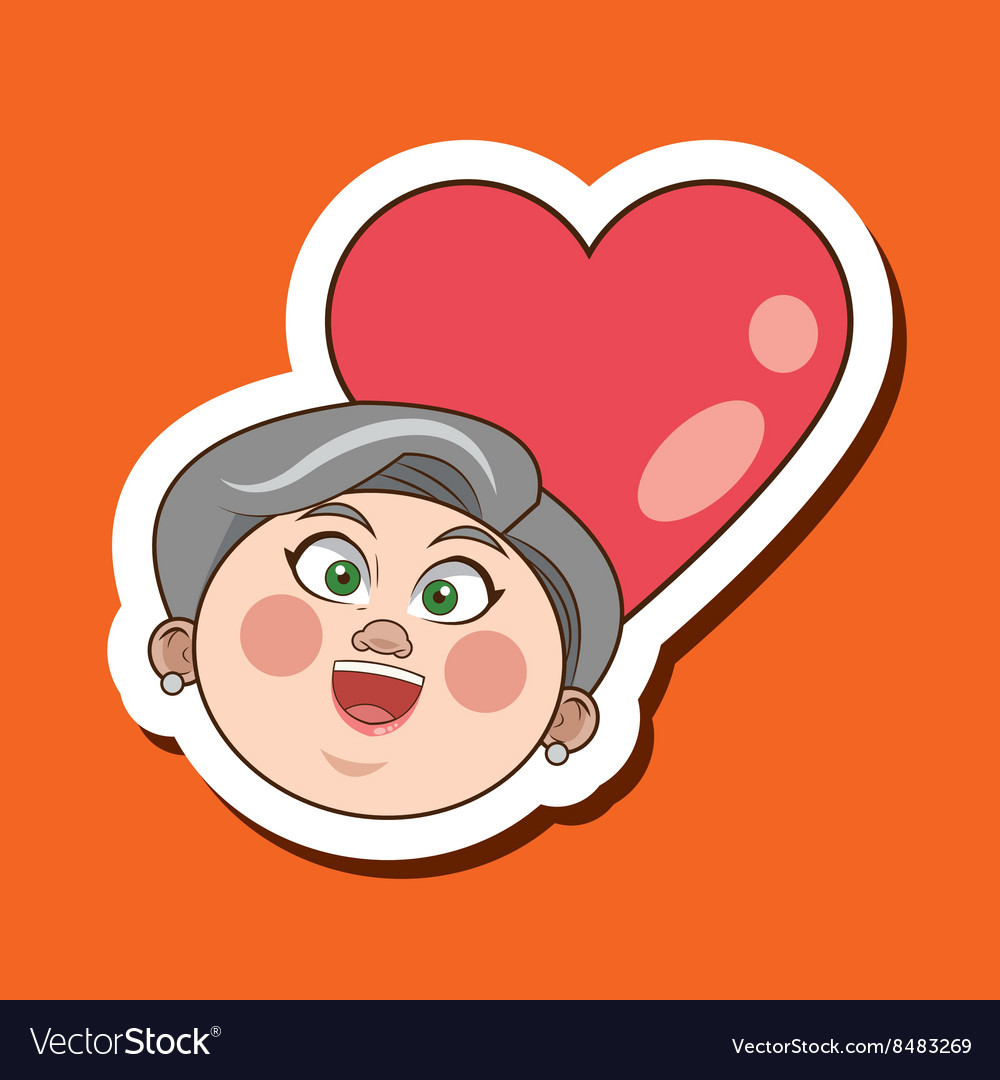 Grandparents graphic Royalty Free Vector Image