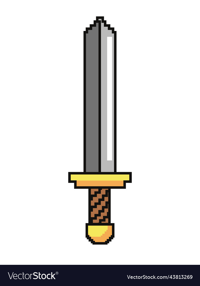 pixel art sword