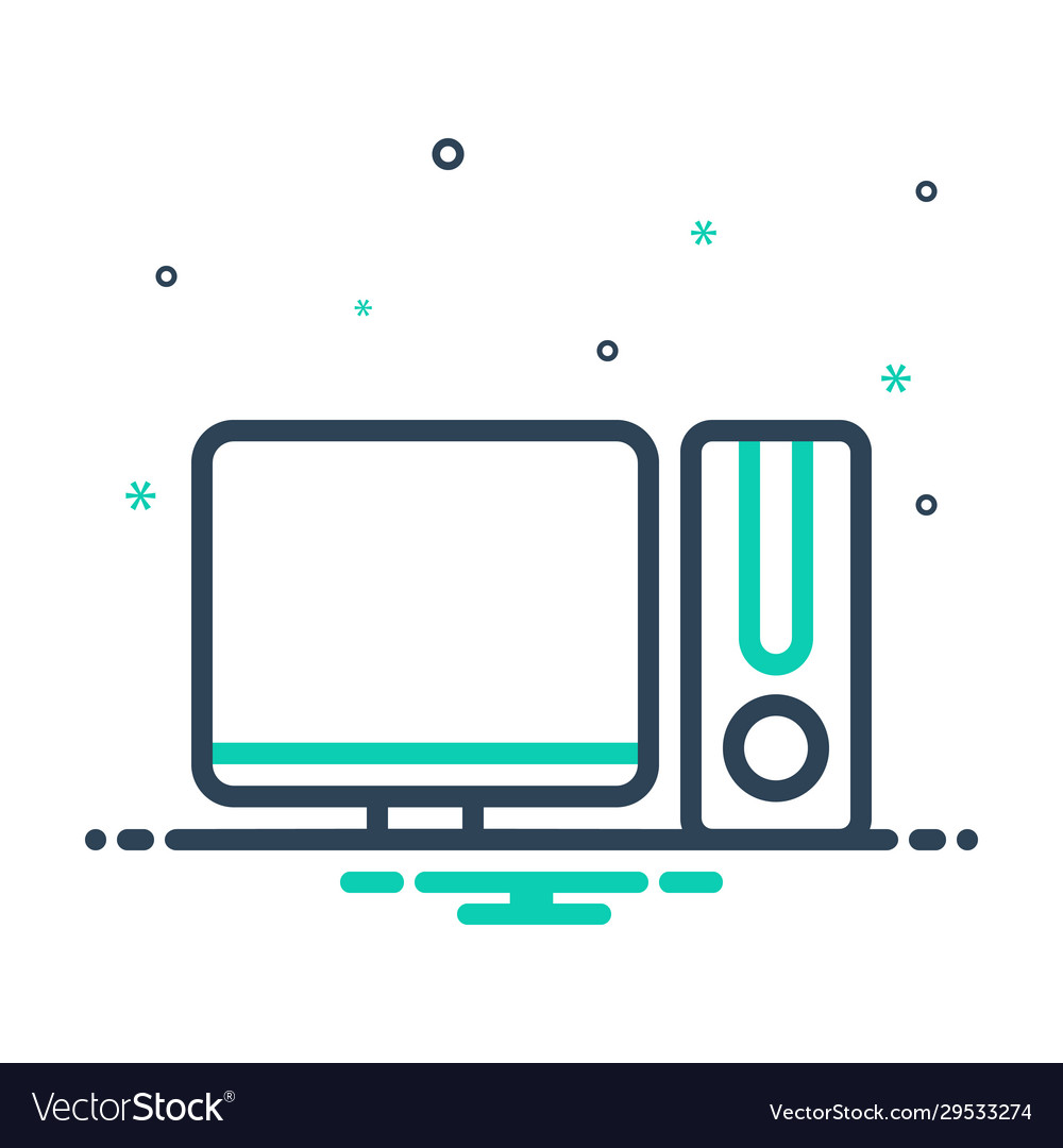 Pc Royalty Free Vector Image - VectorStock