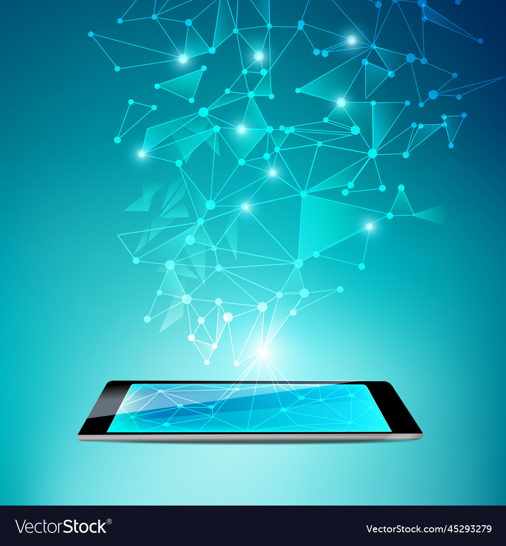 Abstract digital technology concept of technology Vector Image