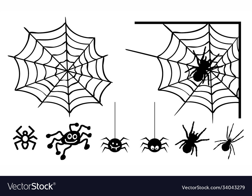 Black cobweb background Royalty Free Vector Image