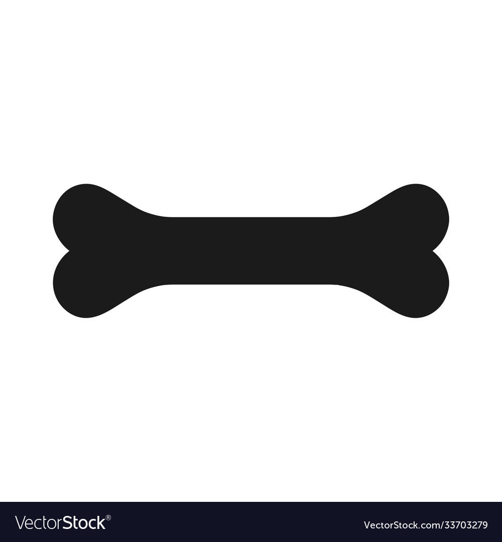 Dog bone isolated icon design graphic Royalty Free Vector