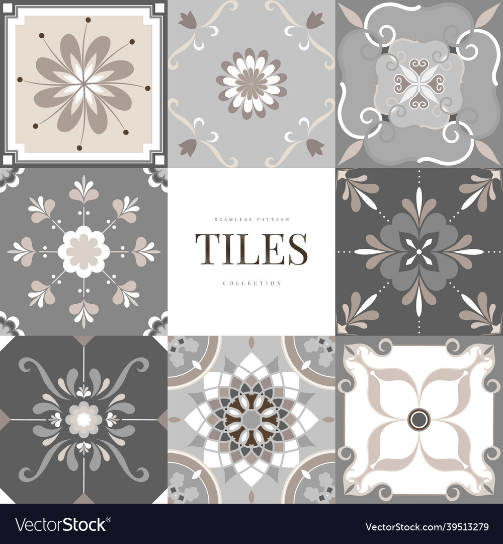 Floor tiles set