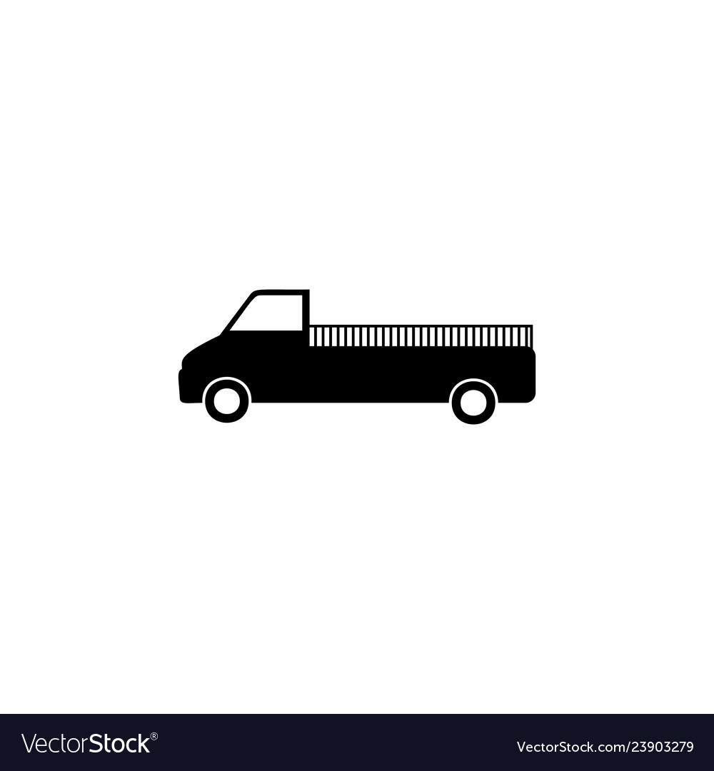 Lorry icon element of car type premium