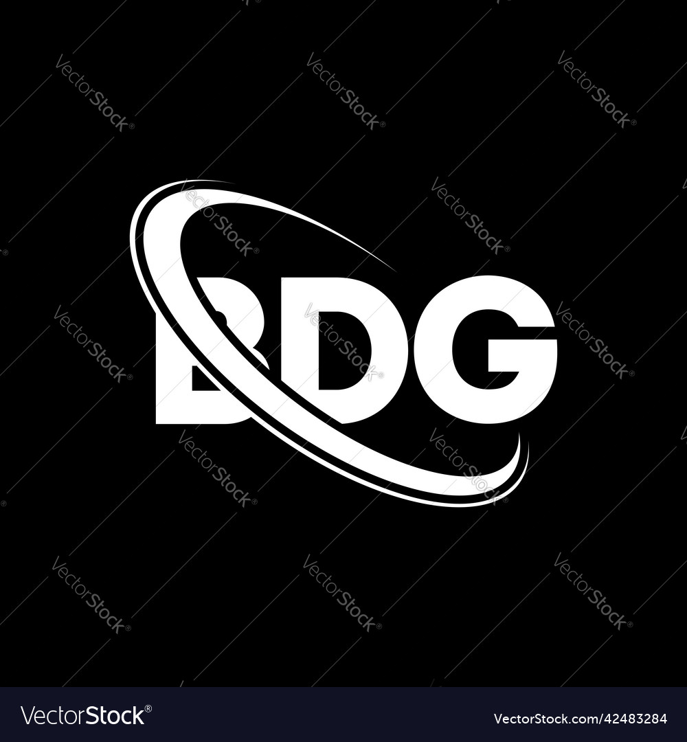 Bdg logo letter design Royalty Free Vector Image