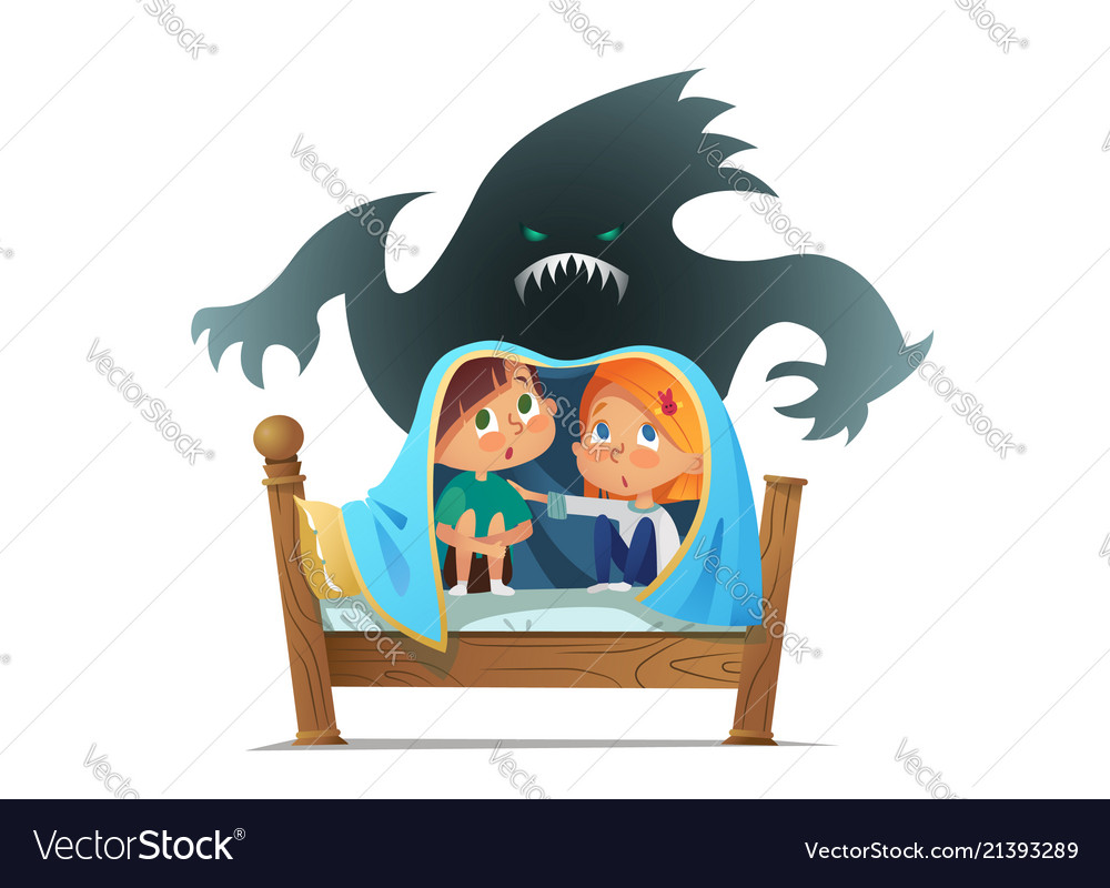 Hiding Scared Clipart