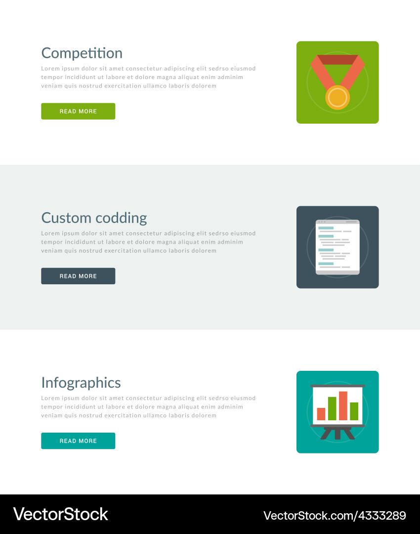 Website Headers Or Promotion Banners Templates Vector Image