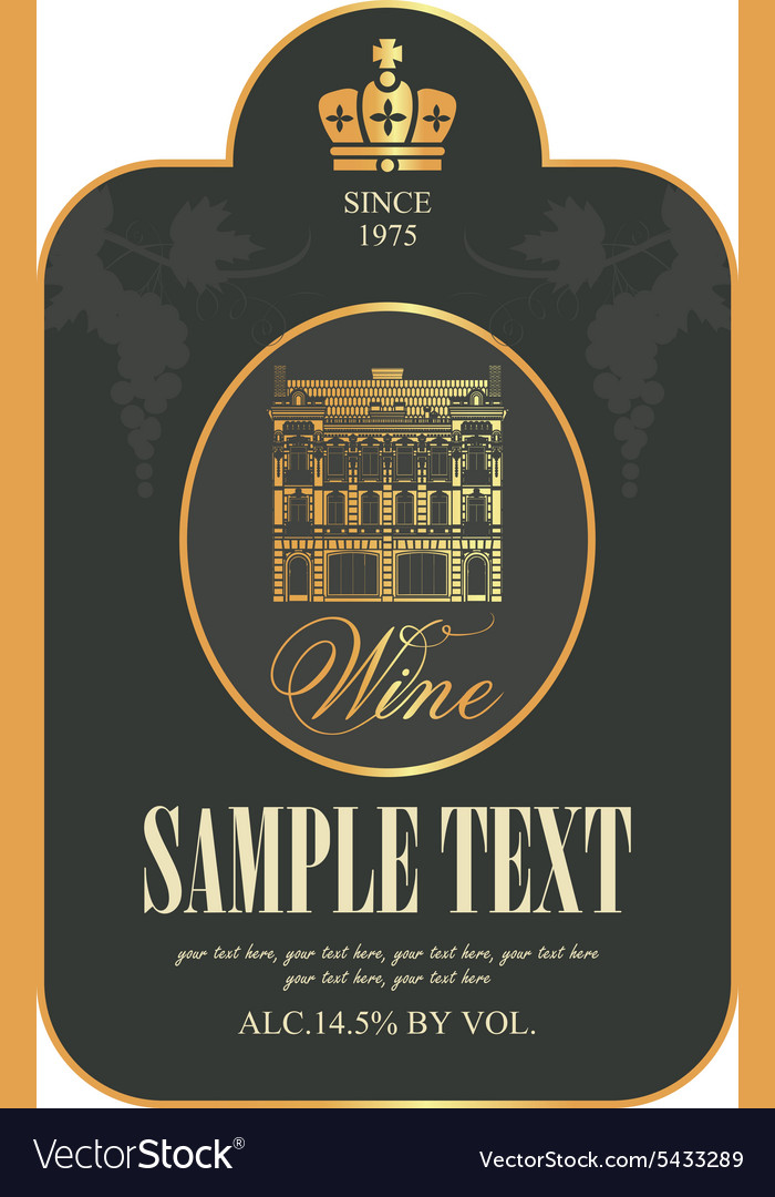 Wine label