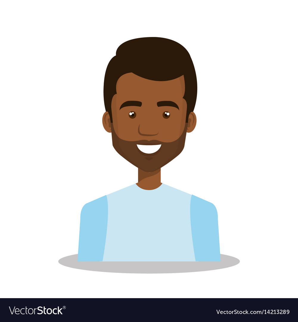 Young man avatar character Royalty Free Vector Image