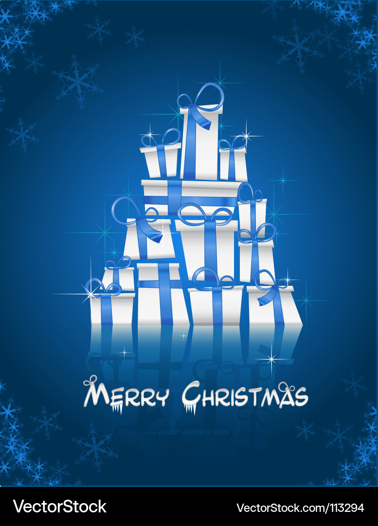 Christmas abstract Royalty Free Vector Image - VectorStock