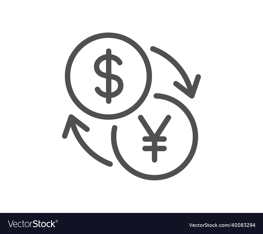 currency-exchange-line-icon-dollar-to-yen-money-vector-image