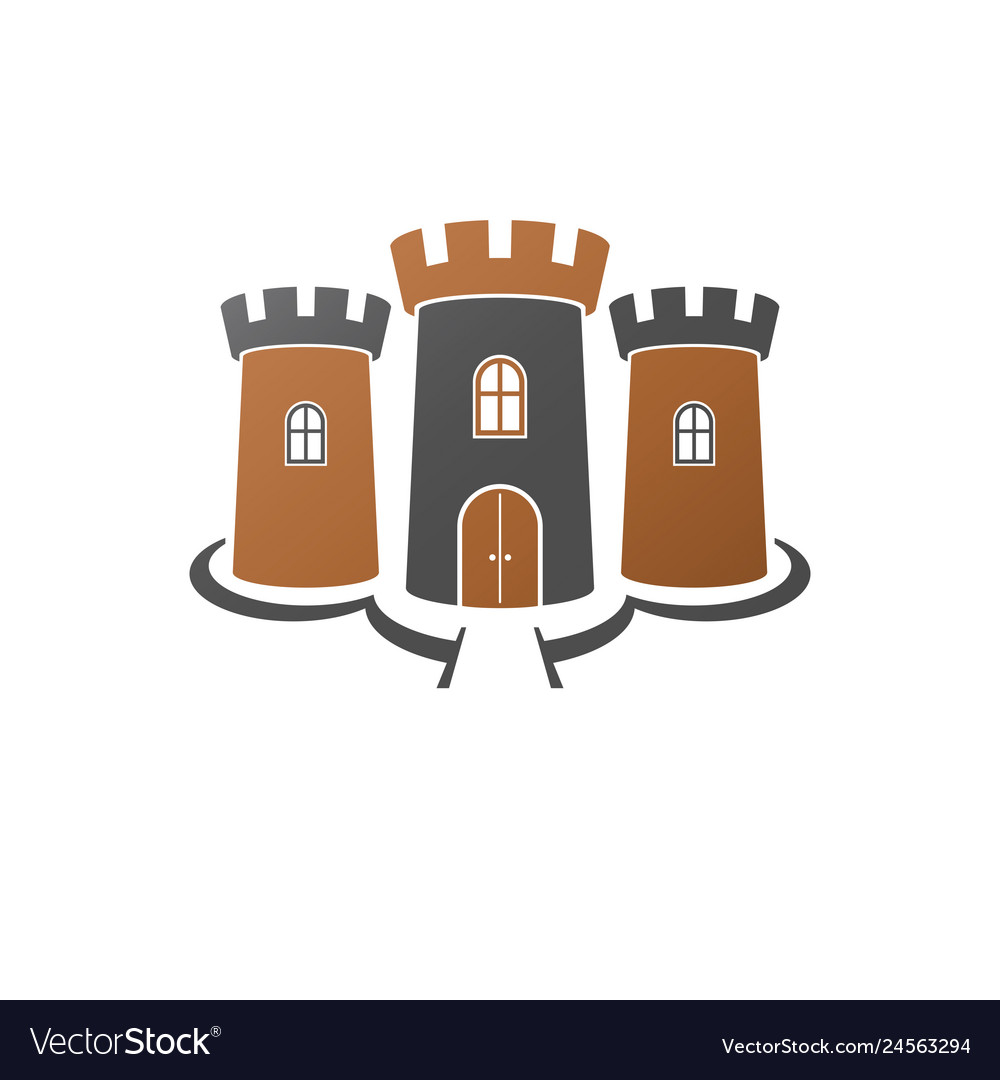 Heraldic coat of arms decorative ancient fort